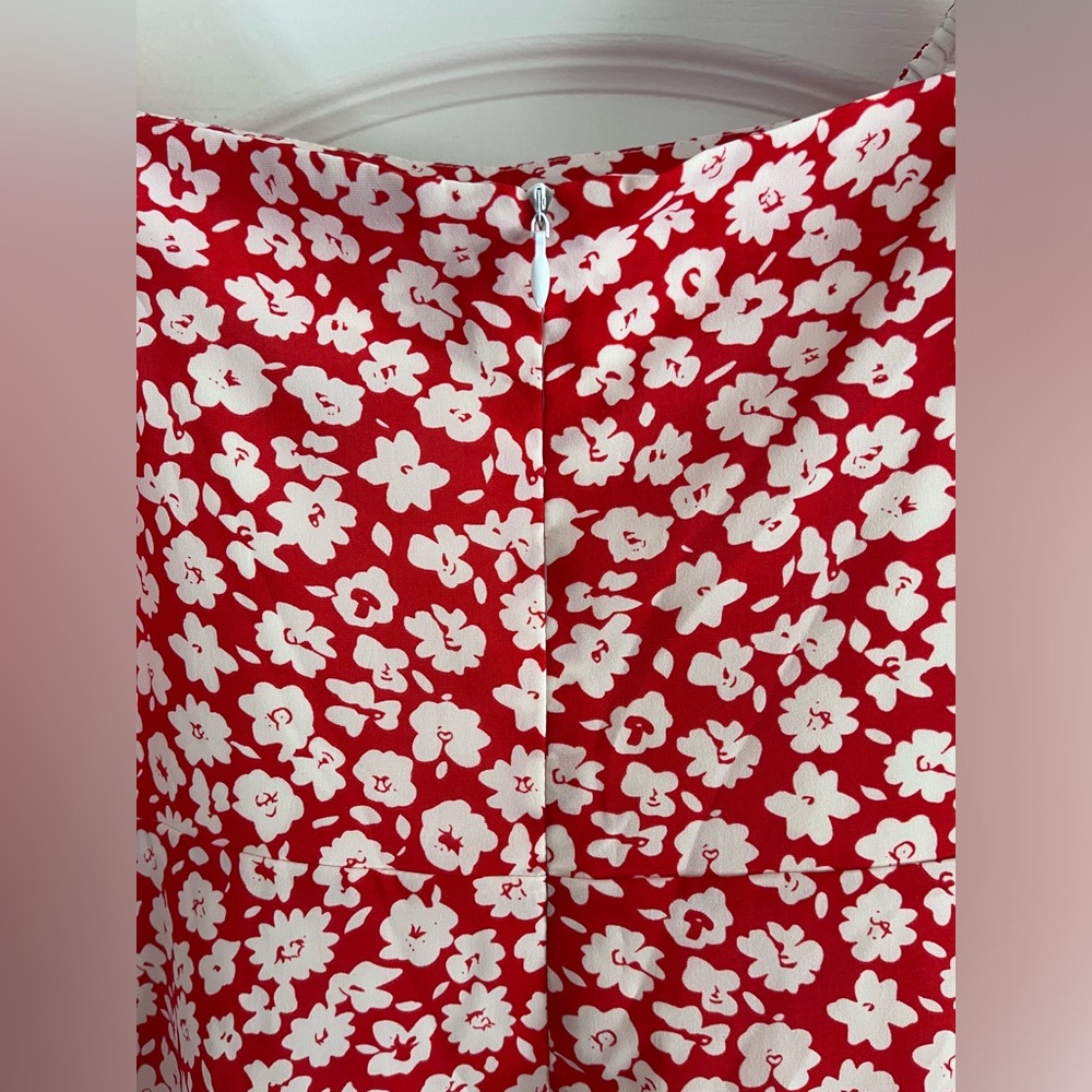 Puff Sleeve Floral Dress (S) - Picture 5 of 5